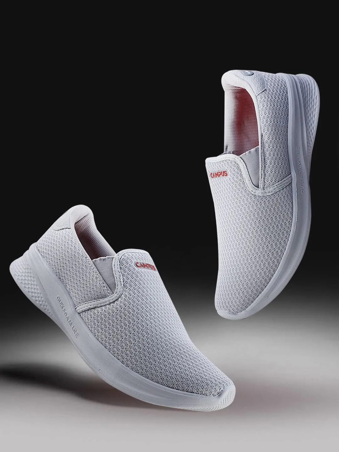ABRIL Grey Men's Walking Shoes