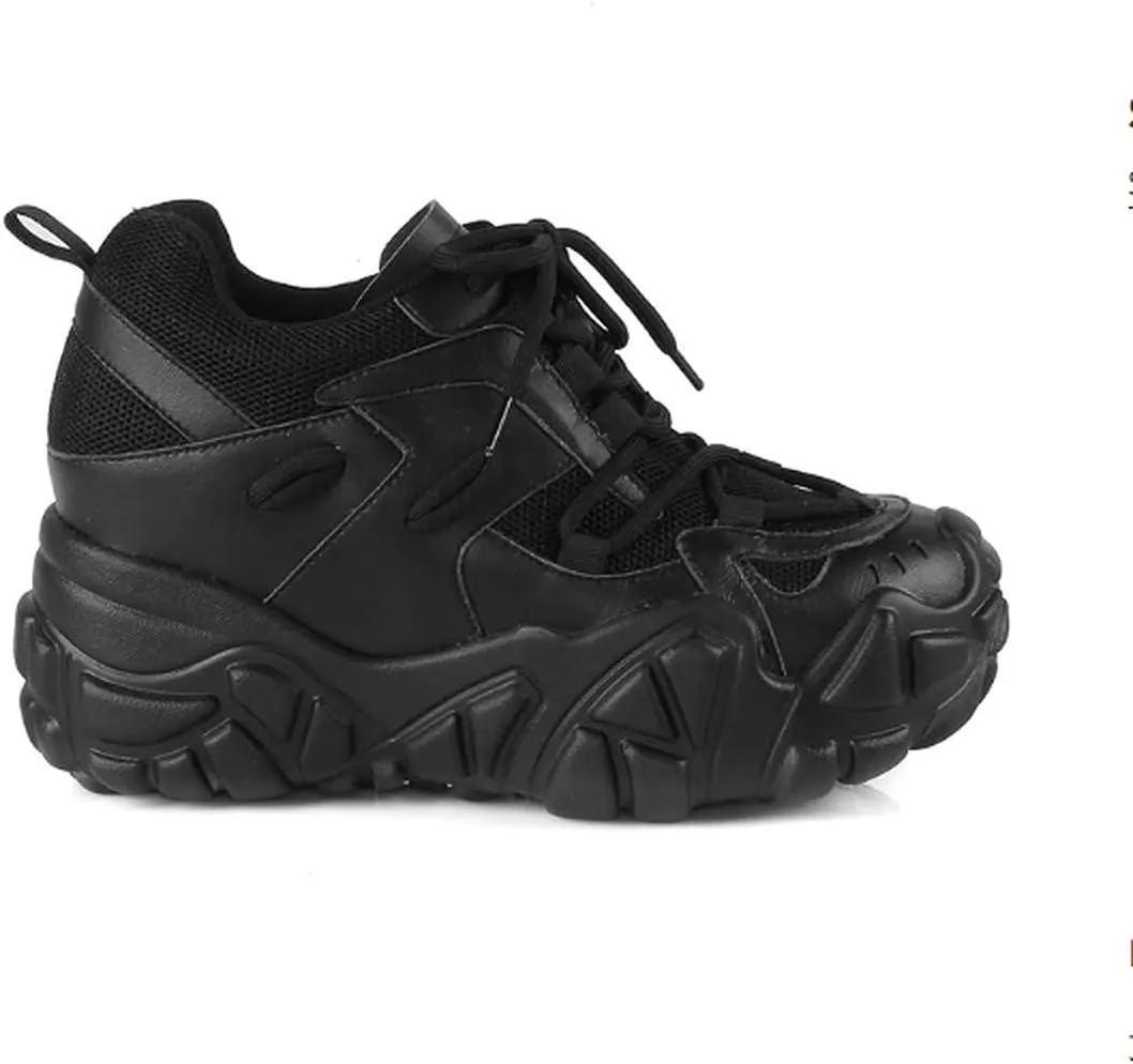 Anthony Wang Lace Up Hidden Wedge Sneakers for Women's