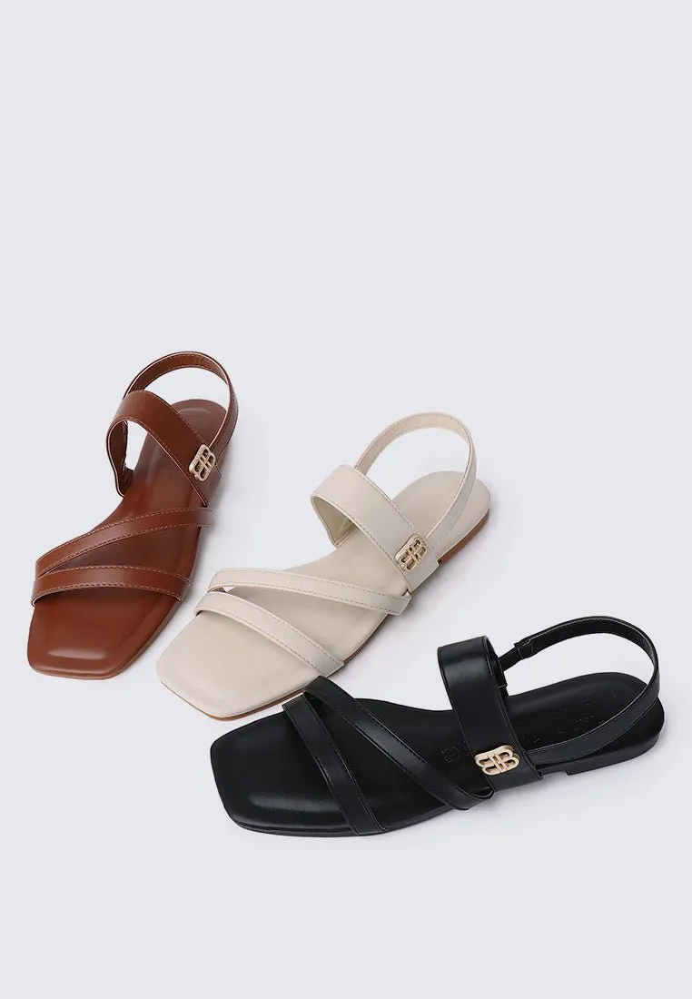 Bellissa Comfy Sandals In Black