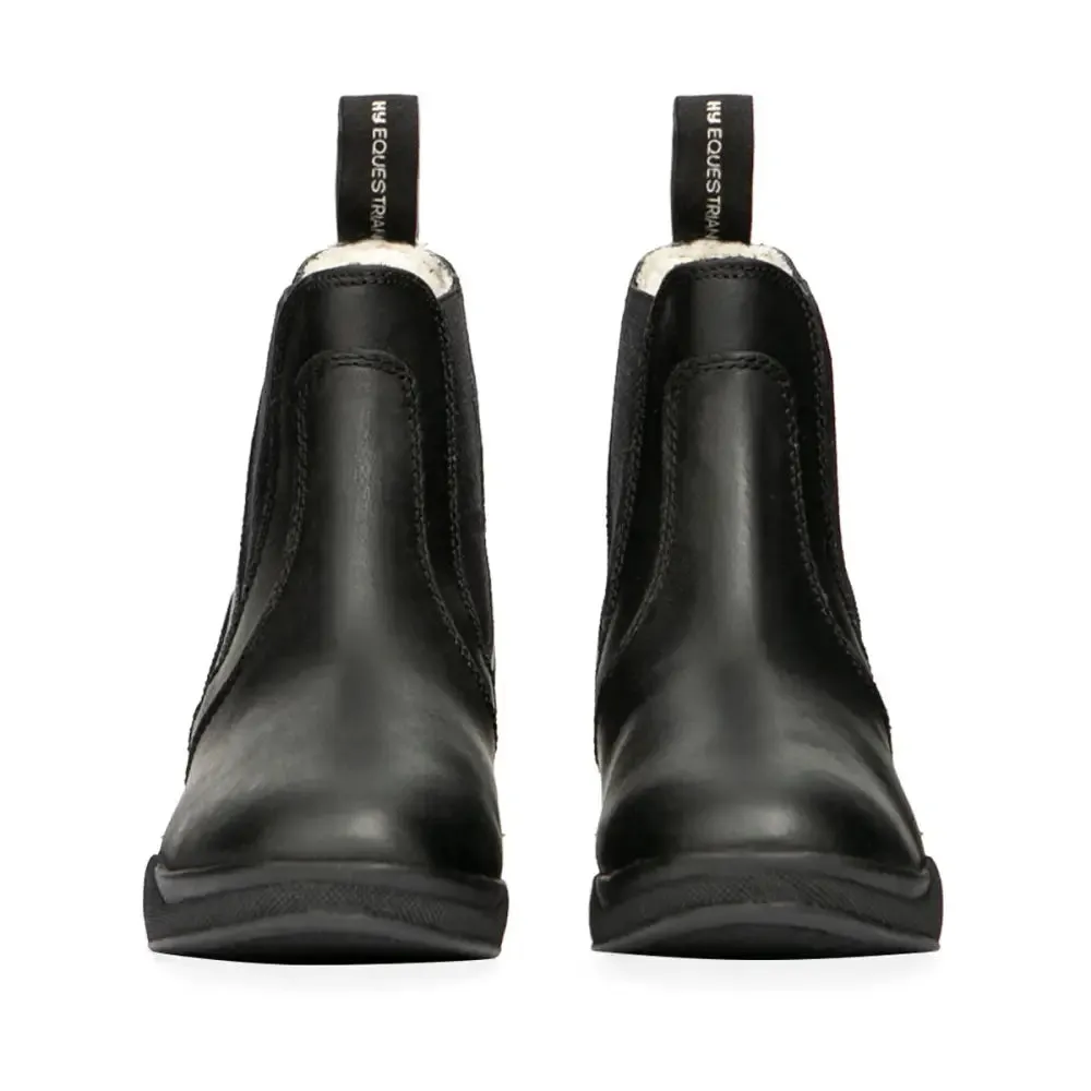 Hy Equestrian Fleece Lined Wax Leather Jodhpur Boot