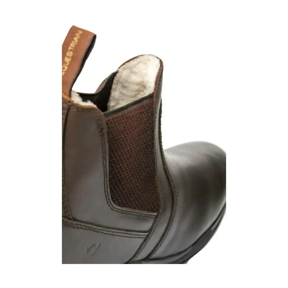 Hy Equestrian Fleece Lined Wax Leather Jodhpur Boot