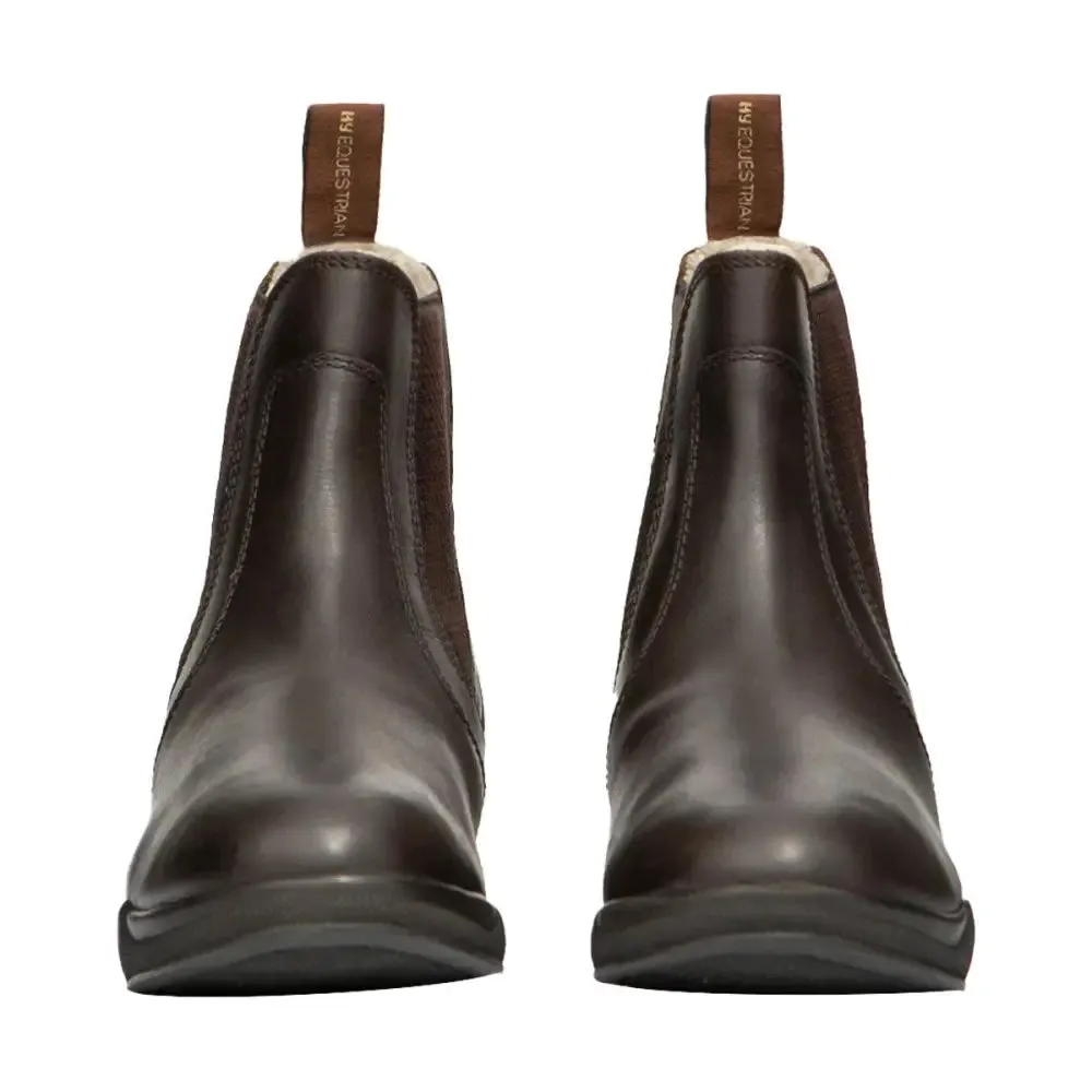 Hy Equestrian Fleece Lined Wax Leather Jodhpur Boot