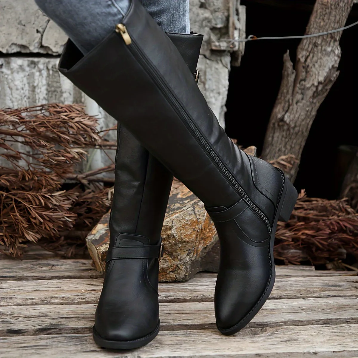 Ivyshape | Chic Pointed-Toe Long Boots
