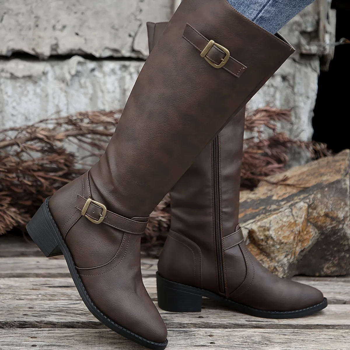 Ivyshape | Chic Pointed-Toe Long Boots