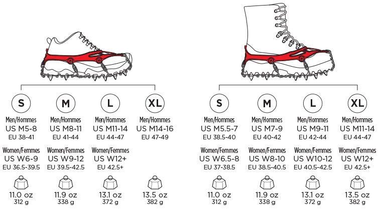 Kahtoola MICROspikes® Hiking Crampons