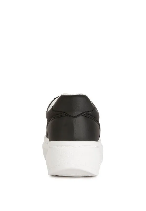 Maya Vegan Leather Stitch Sneakers