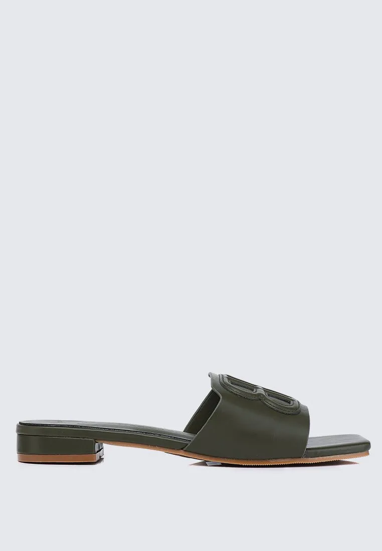 Michelle Comfy Sandals In Olive