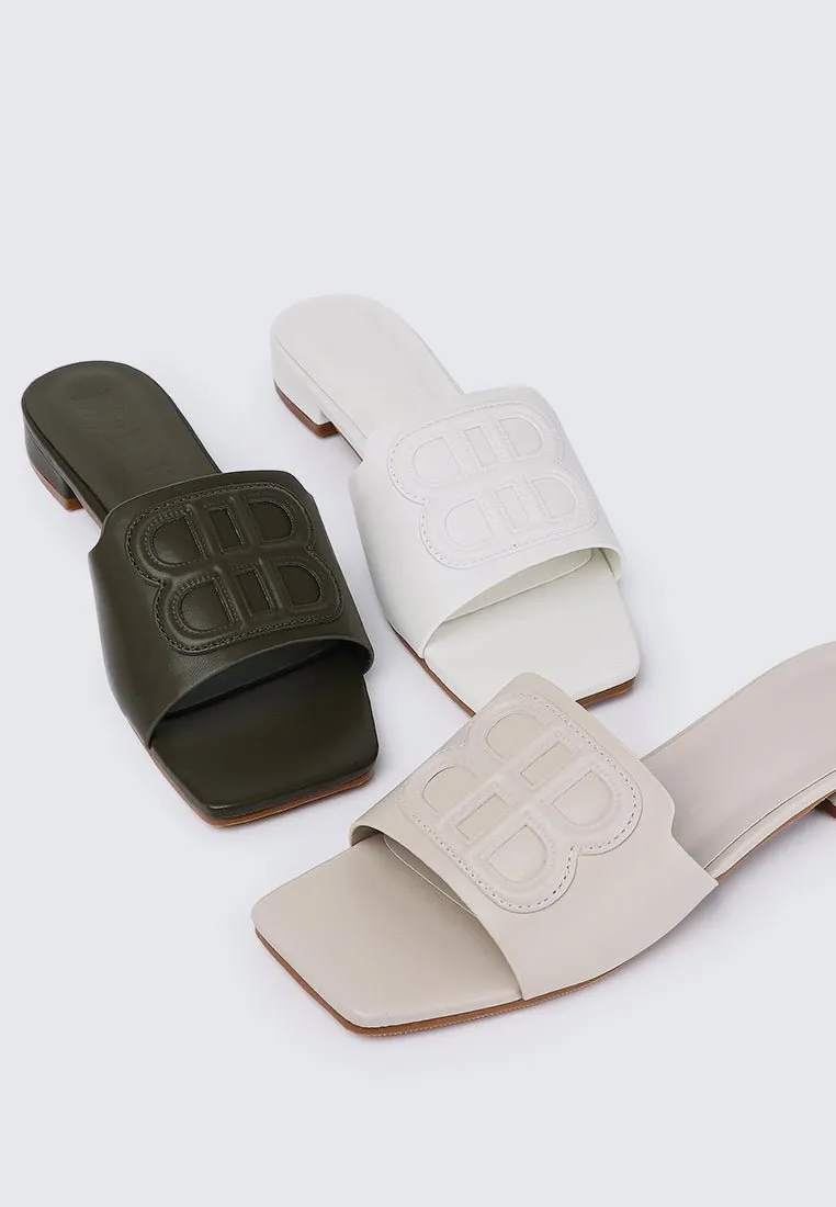Michelle Comfy Sandals In Olive