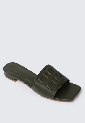 Michelle Comfy Sandals In Olive