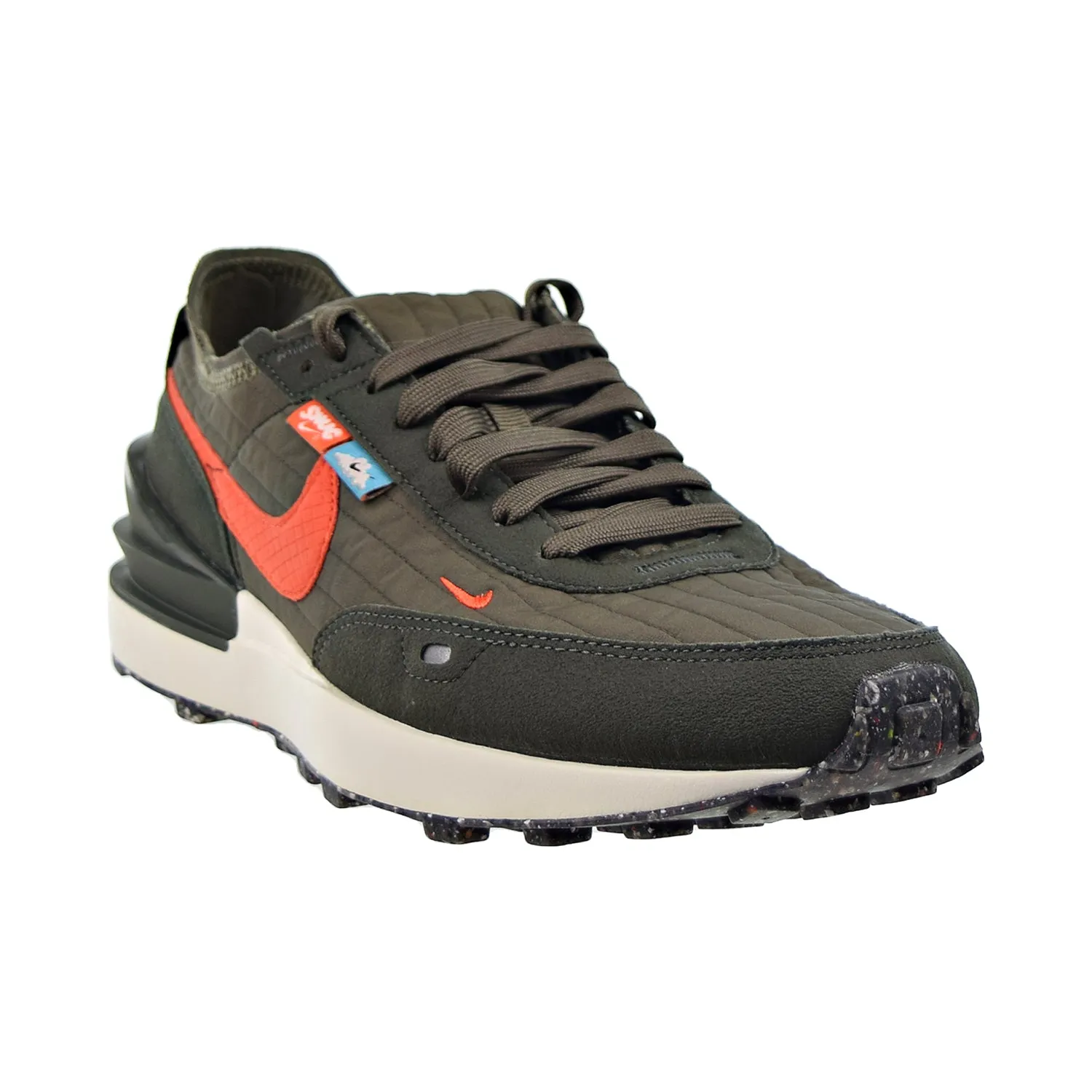 Nike Waffle One Premium Men's Shoes Medium Olive-Sequoia-Black