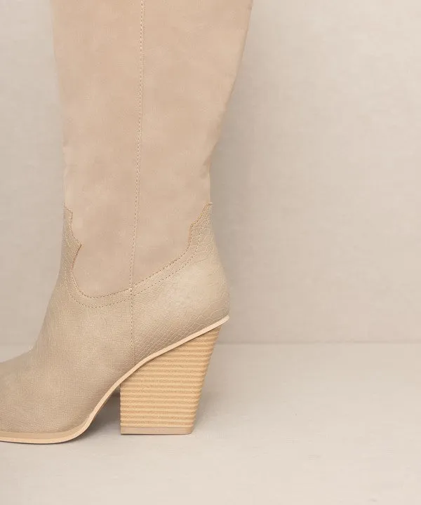 Prairie Chic Knee-High Western Boots