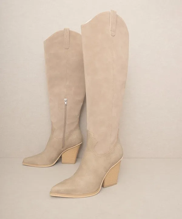 Prairie Chic Knee-High Western Boots