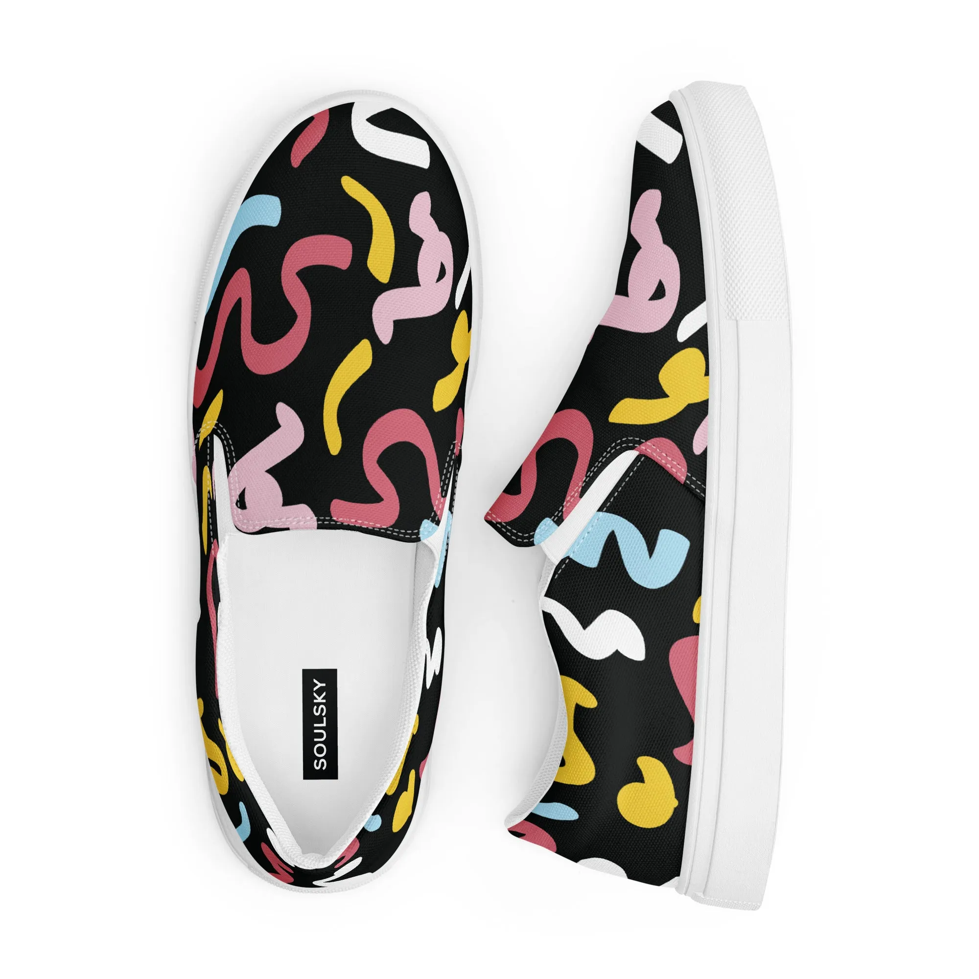 QUANTUM Men’s Slip-On Canvas Shoes