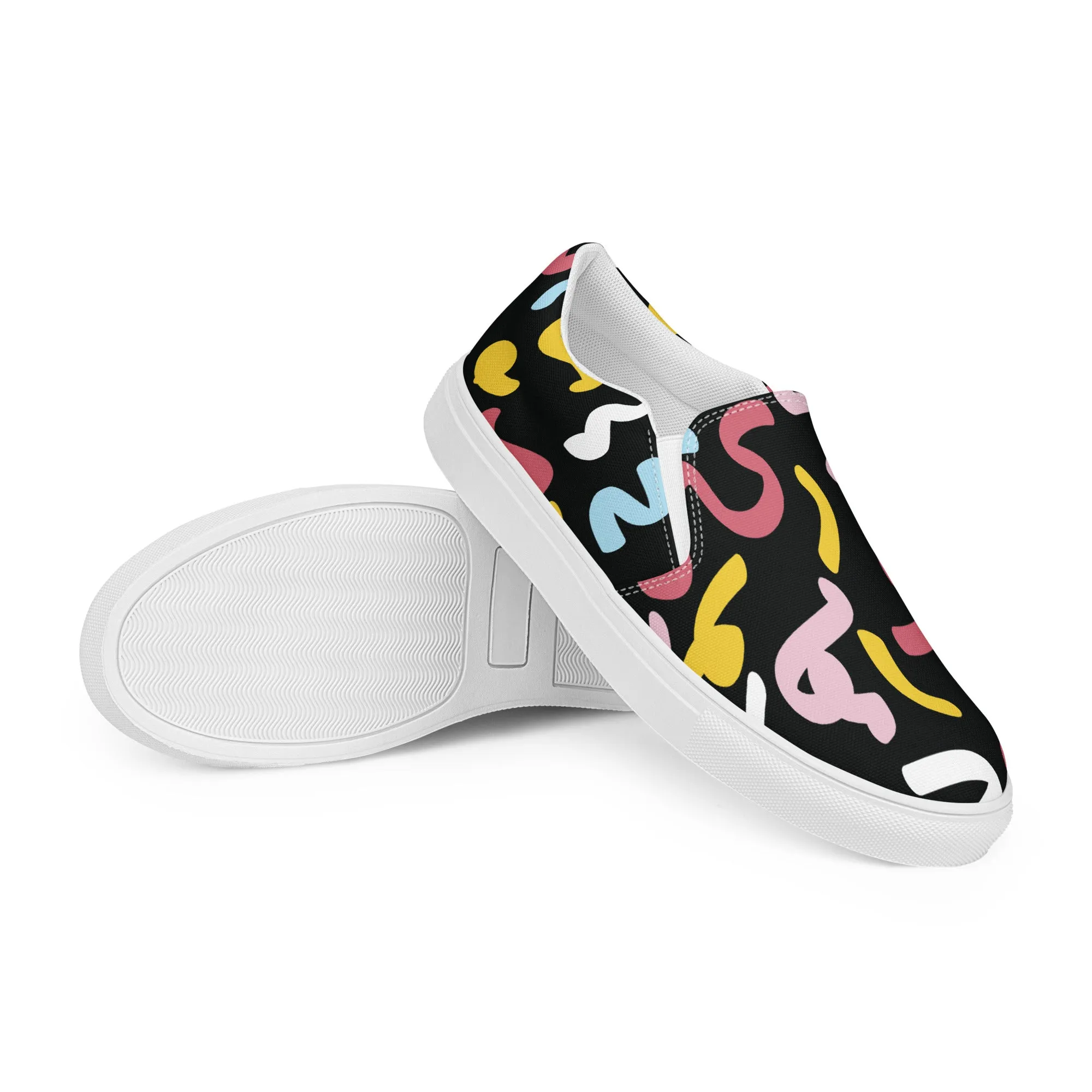 QUANTUM Men’s Slip-On Canvas Shoes