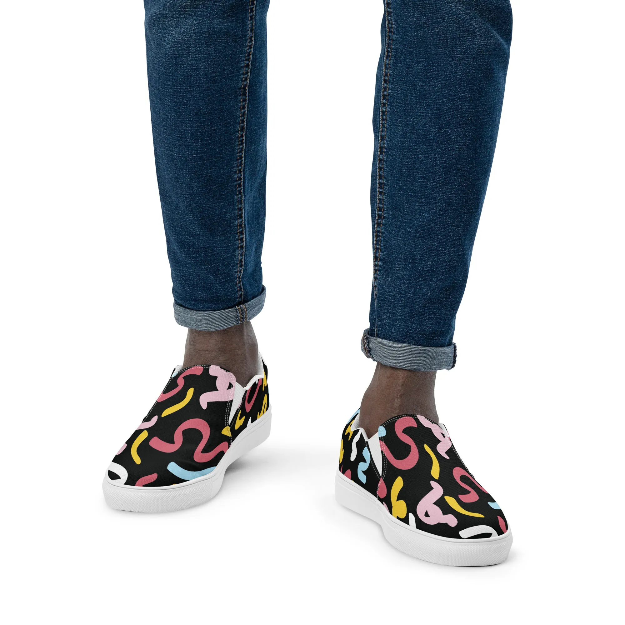 QUANTUM Men’s Slip-On Canvas Shoes