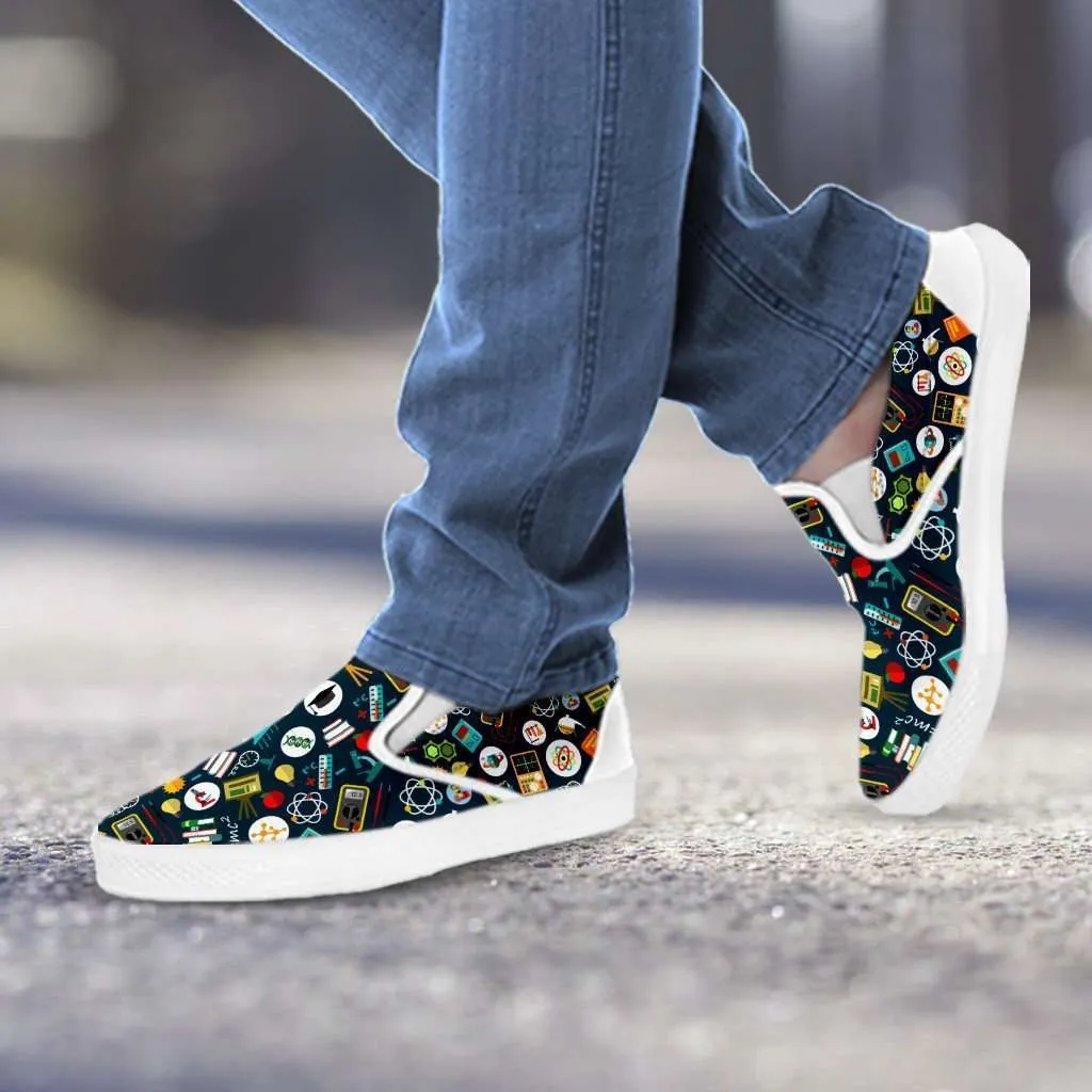 School Images all over print Teacher Slip-on Shoes