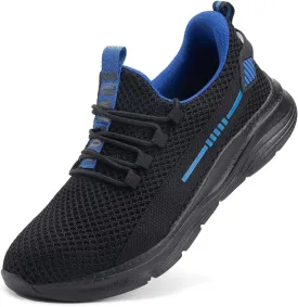 Steel Toe Shoes for Men Women Indestructible Puncture Proof Safety Work Shoes Comfortable Slip Resistant Sneakers Airy for Construction