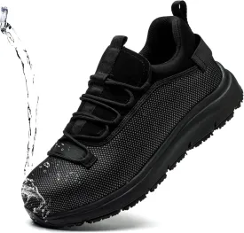 ulogu Steel Toe Shoes for Men WomenWaterproof Lightweight Roofing ShoeSafety Industrial Work Sneakers