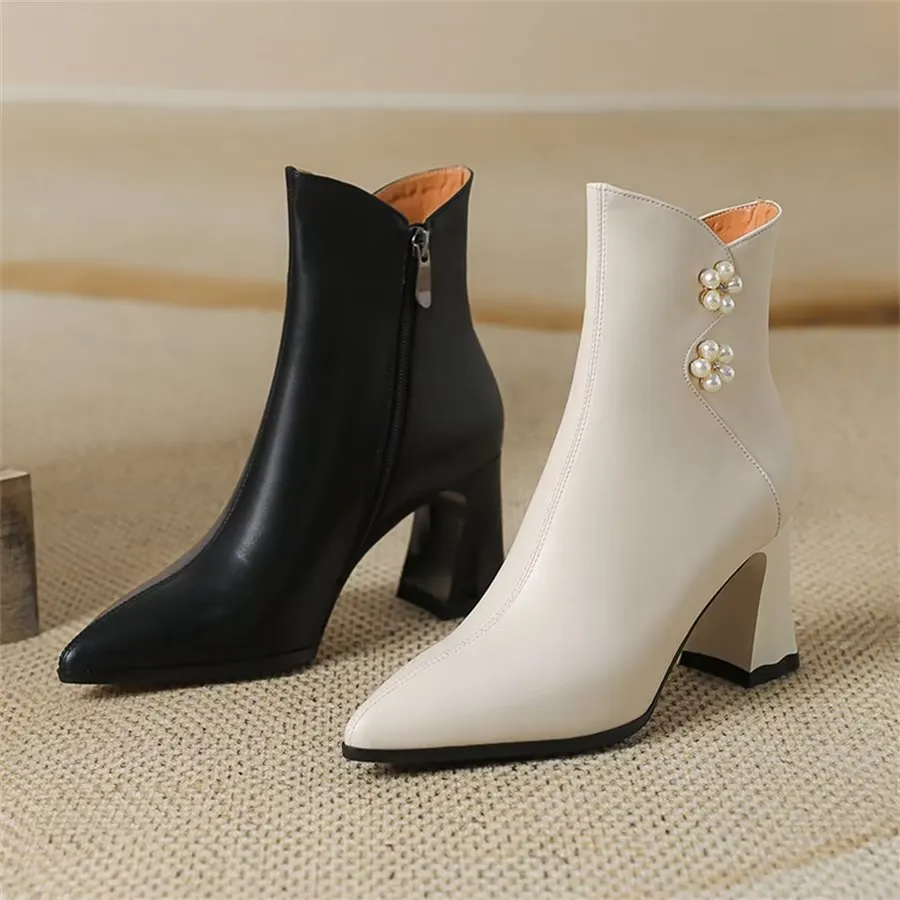 Veltique Chic Zip Boots