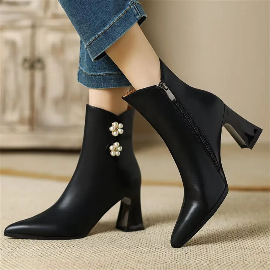 Veltique Chic Zip Boots