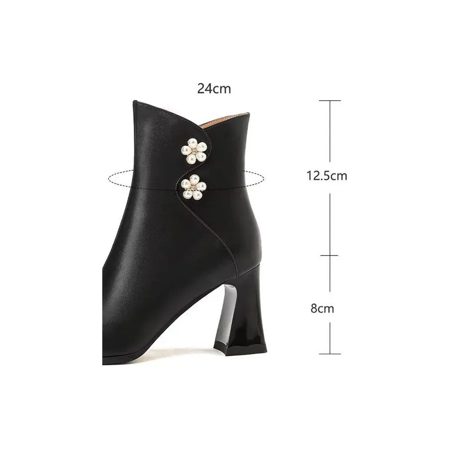 Veltique Chic Zip Boots