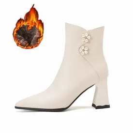 Veltique Chic Zip Boots
