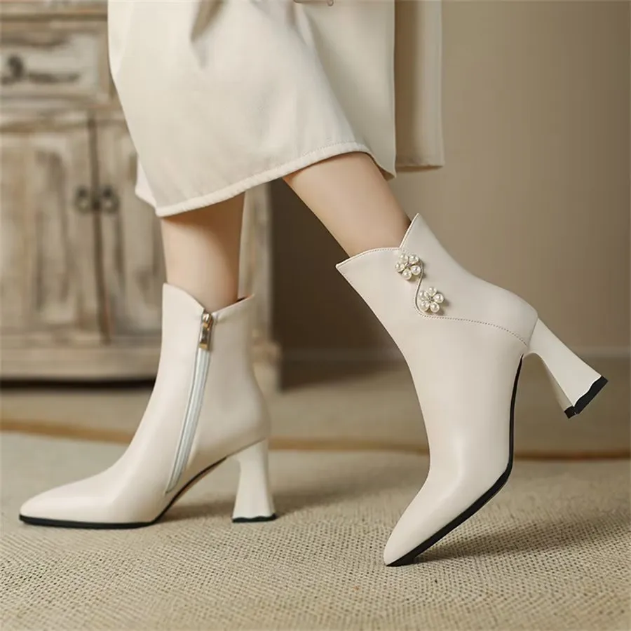 Veltique Chic Zip Boots