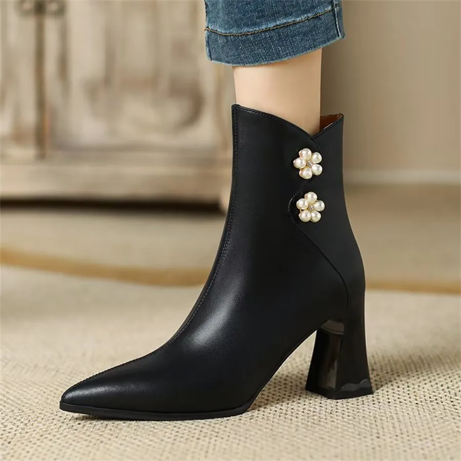 Veltique Chic Zip Boots