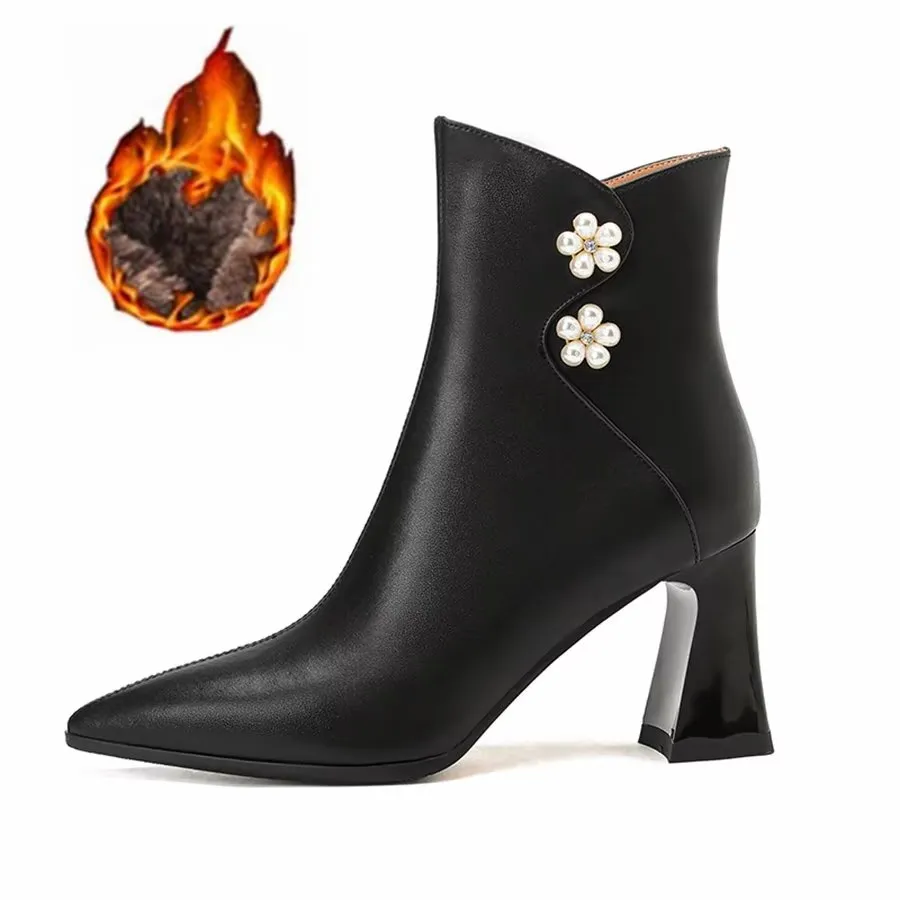 Veltique Chic Zip Boots