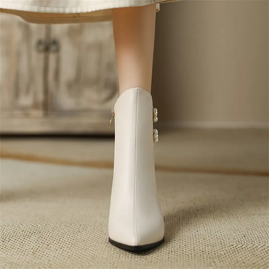 Veltique Chic Zip Boots