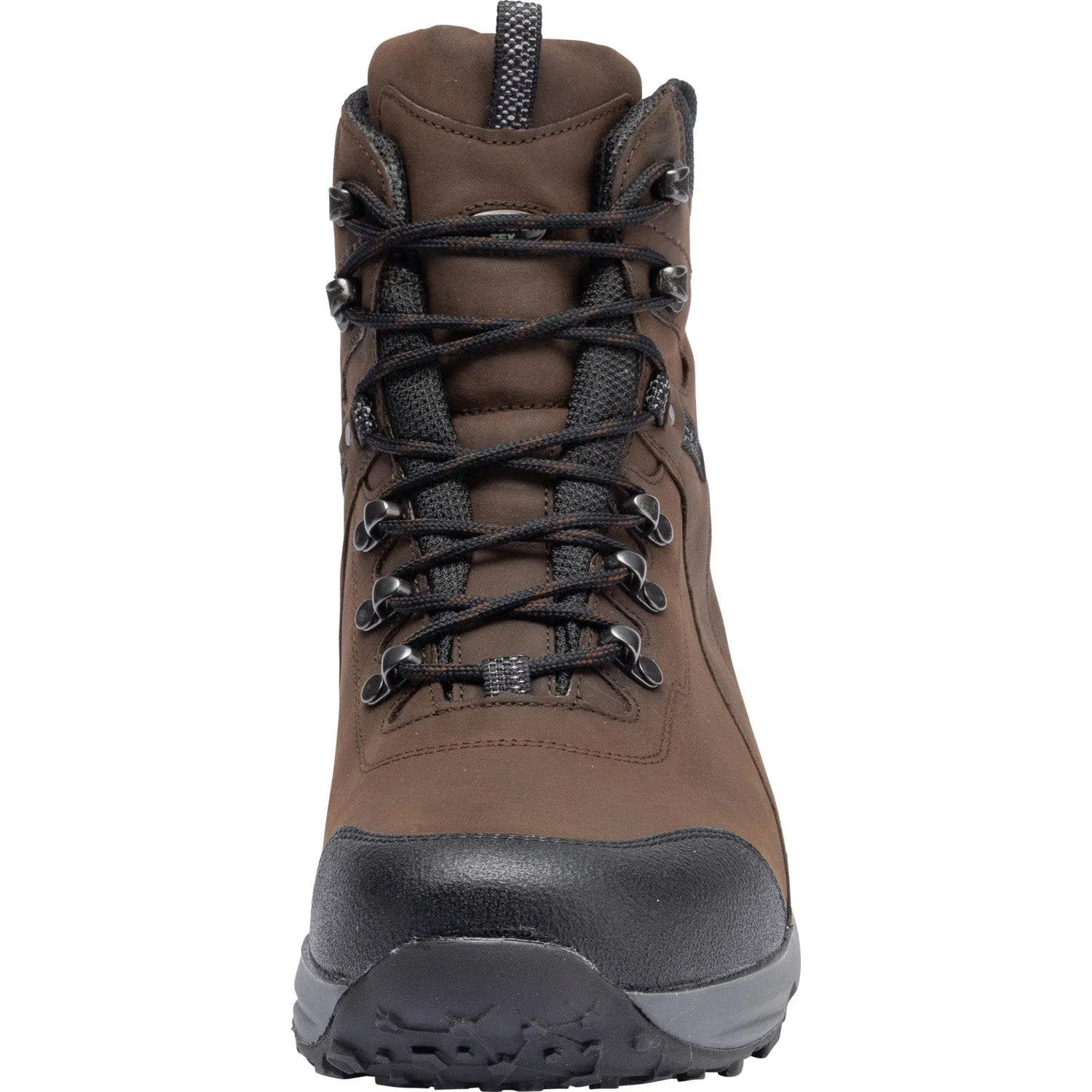 Waldlaufer 335978 401 216 - Hen Mens Wide Brown Leather Waterproof Water Resistant Arch Support Lace Up Ankle Boots