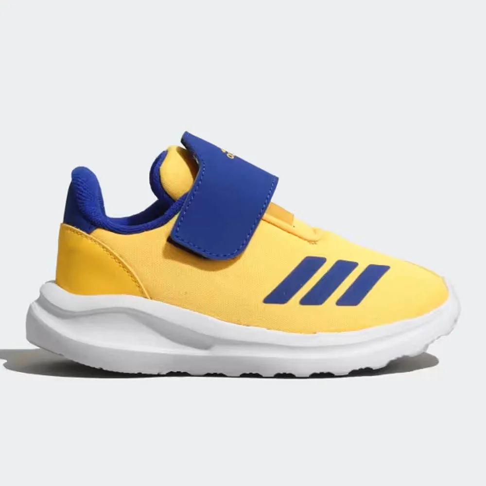 Yellow & Blue Hook & Loop Strap Adidas Shoes