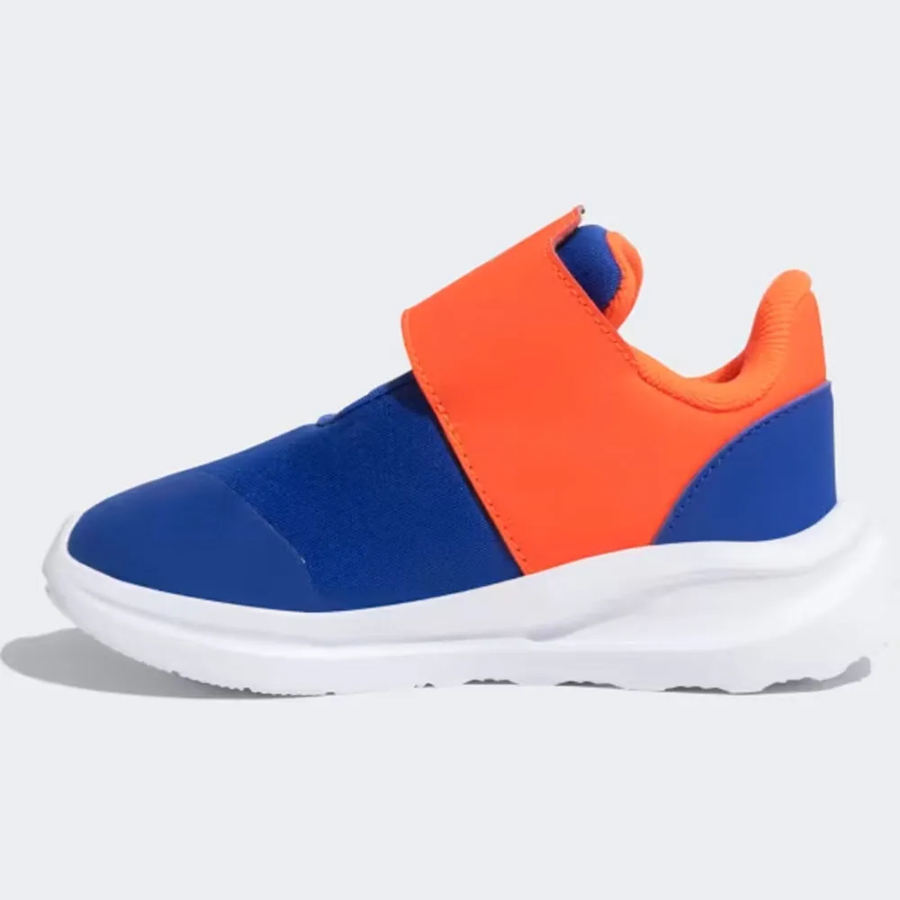 Yellow & Blue Hook & Loop Strap Adidas Shoes