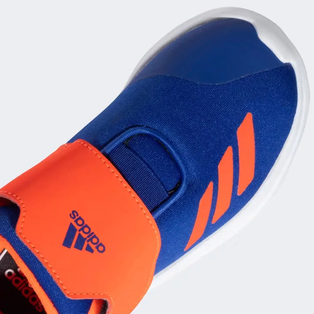 Yellow & Blue Hook & Loop Strap Adidas Shoes