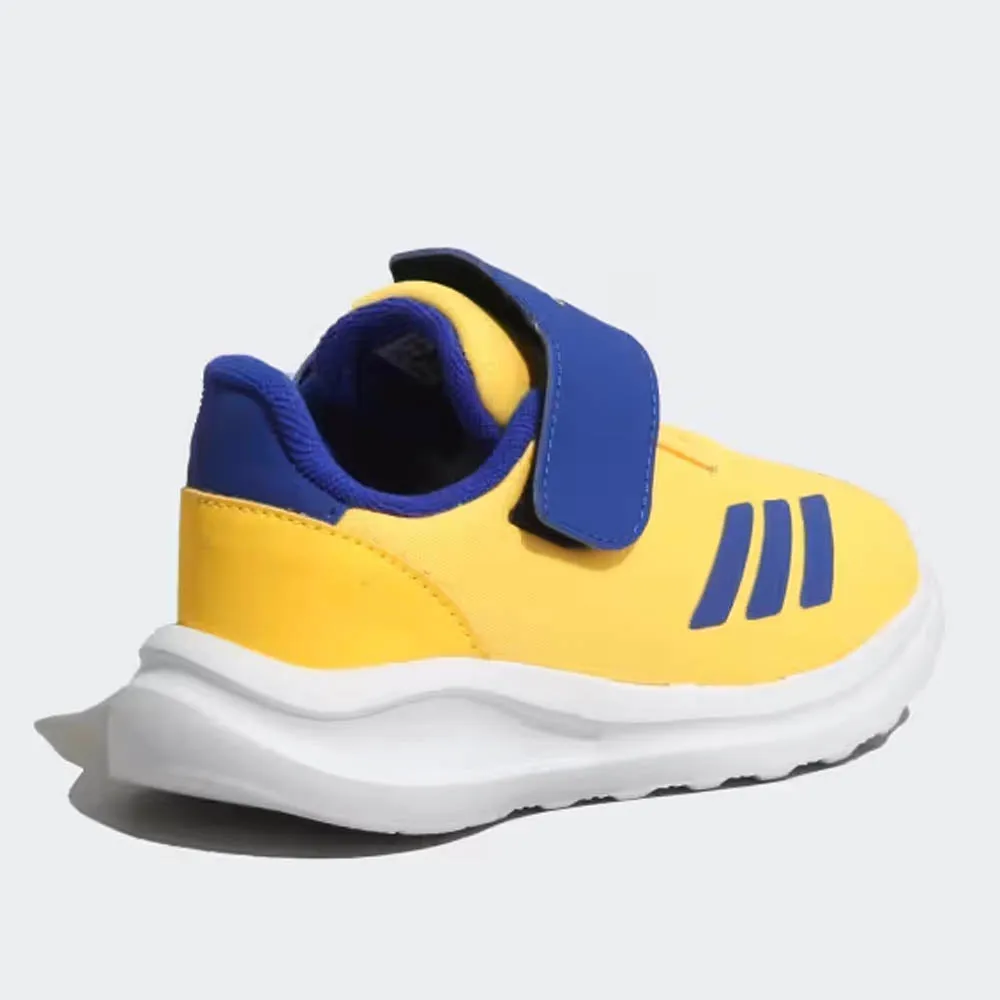 Yellow & Blue Hook & Loop Strap Adidas Shoes